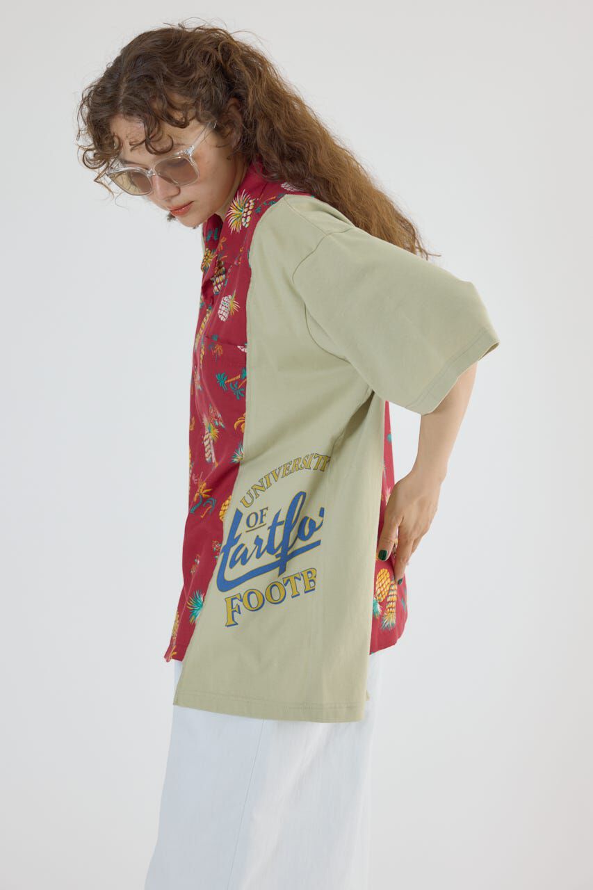 RODEO CROWNS「ドッキングアロハビッグシャツ」|シャツ・ブラウス|