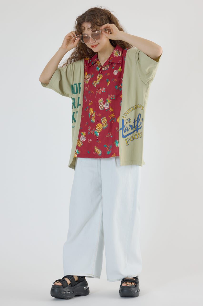 RODEO CROWNS「ドッキングアロハビッグシャツ」|シャツ・ブラウス|