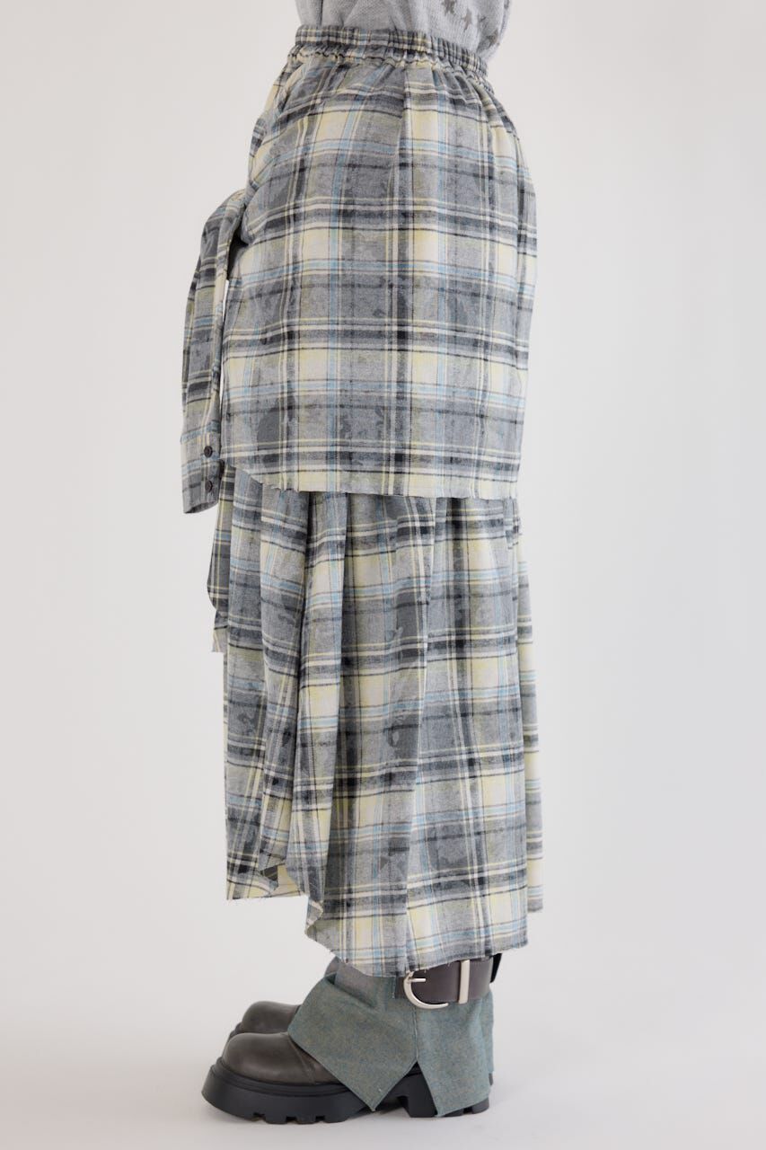 RODEO CROWNS「ヴィンテージチェックシャツスカート」|スカート|