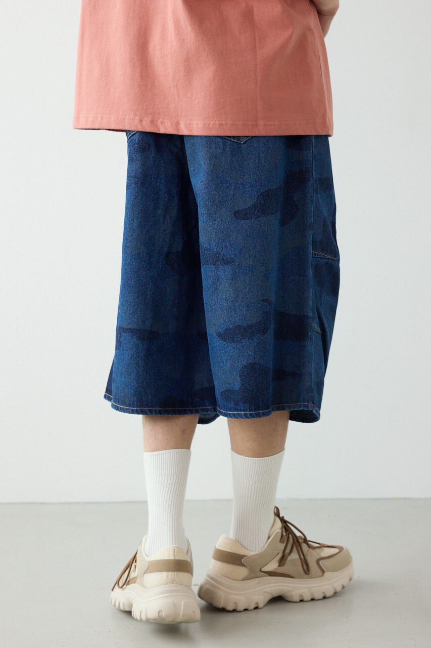 RODEO CROWNS「カモフラデニムバミューダパンツ」|デニム|