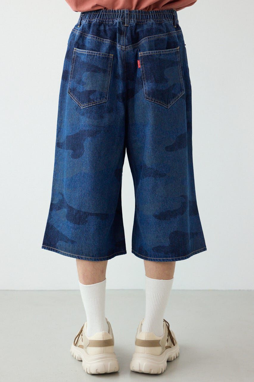 RODEO CROWNS「カモフラデニムバミューダパンツ」|デニム|