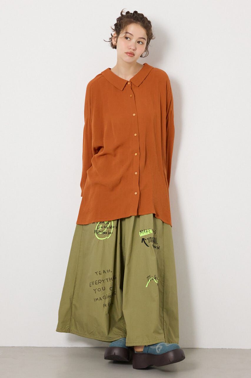 RODEO CROWNS「レーヨンクレープ2WAYシャツ」|シャツ・ブラウス|