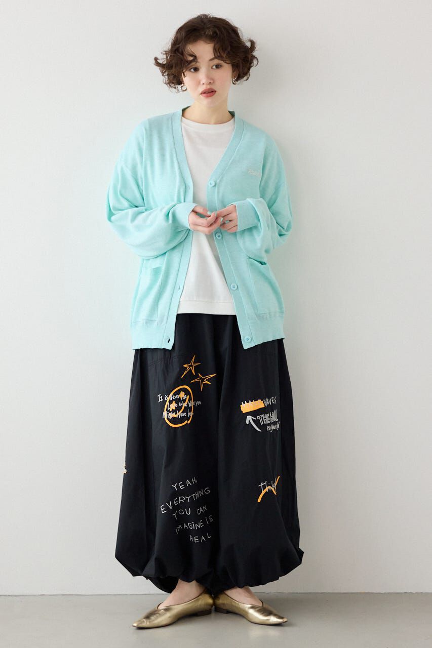 RODEO CROWNS「ネオンカラーロゴニットカーディガン」|カーディガン|