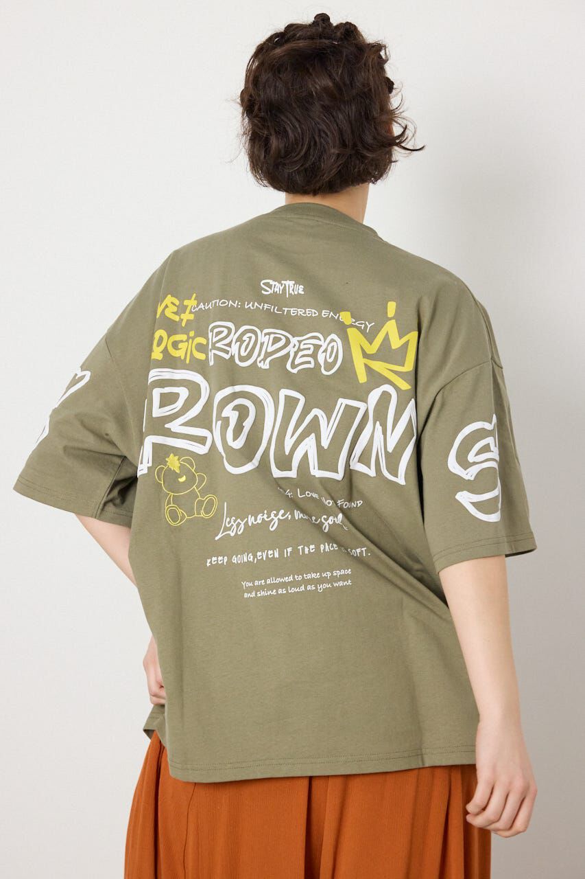 RODEO CROWNS「Graffiti プリントTシャツ」|Tシャツ・カットソー|