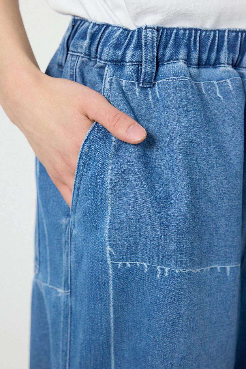 RODEO CROWNS「パッチパターンデニムパンツ」|デニム|