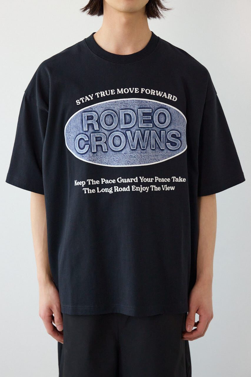 RODEO CROWNS「エンボスデニムロゴTシャツ」|Tシャツ・カットソー|