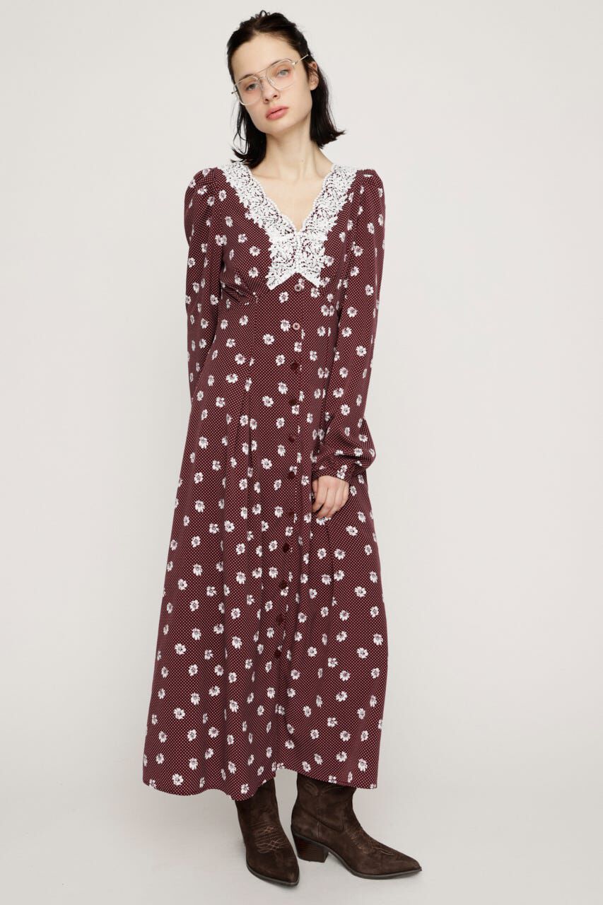 SLY「DOT GARDEN RETRO ドレス」|ワンピース|