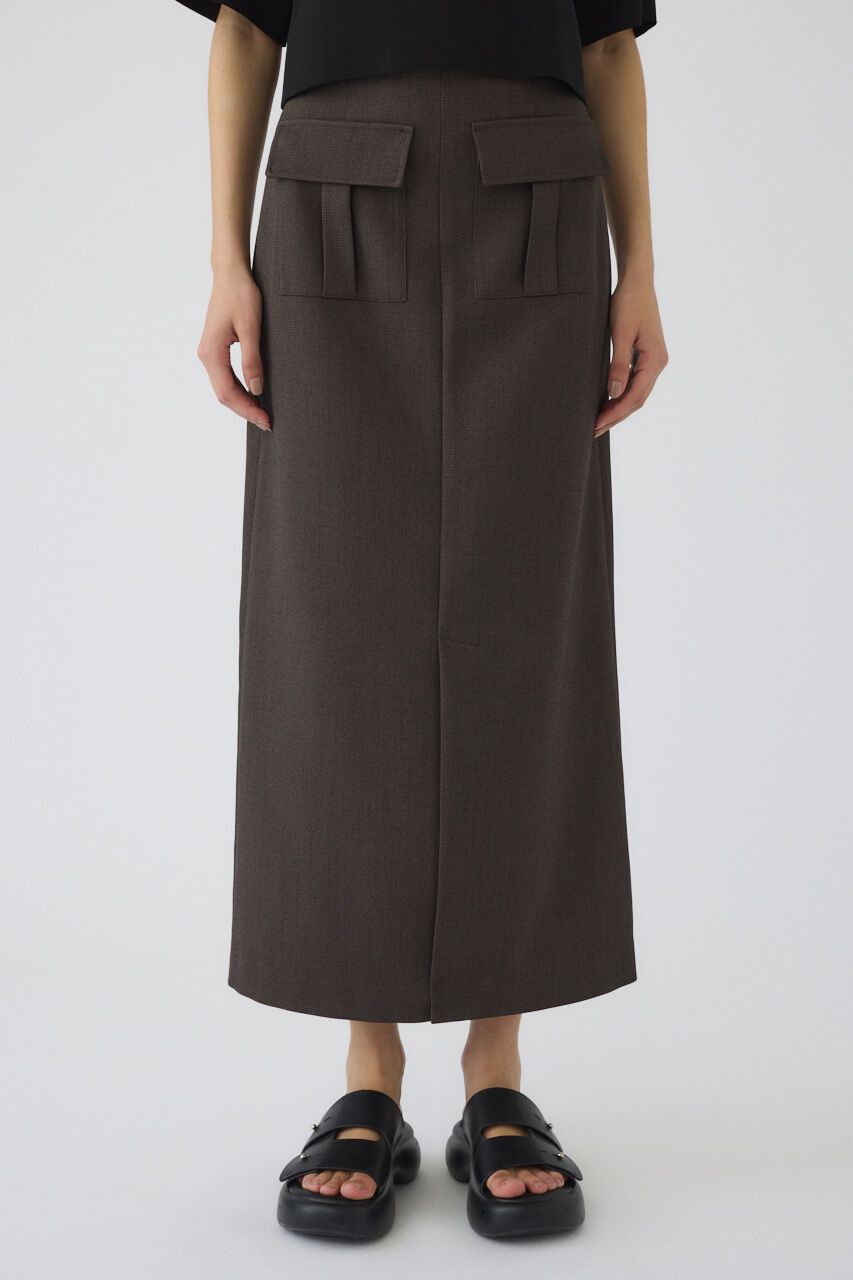 RIM.ARK 「Tweed high waist cargo SK」|スカート|C.GRY