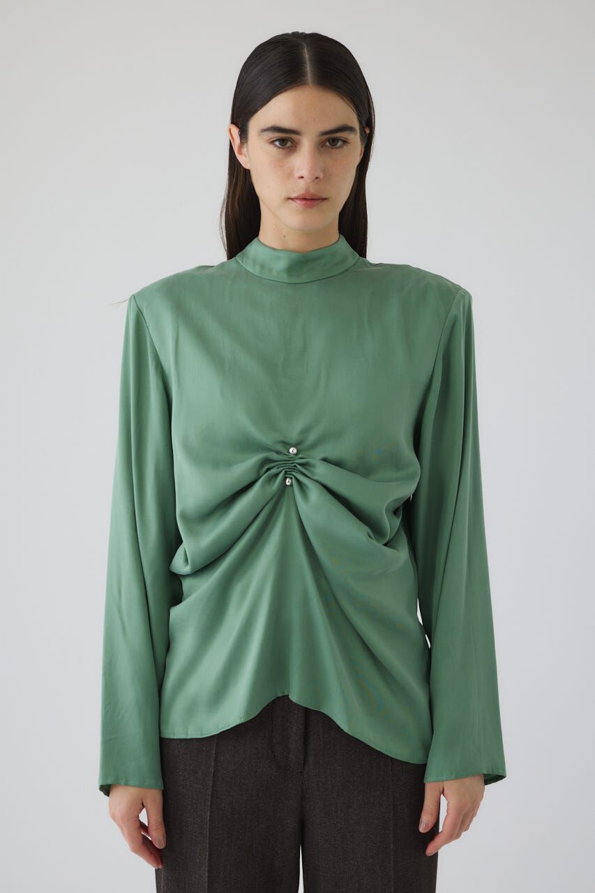 RIM.ARK 「Gathered paded tops」|シャツ・ブラウス|