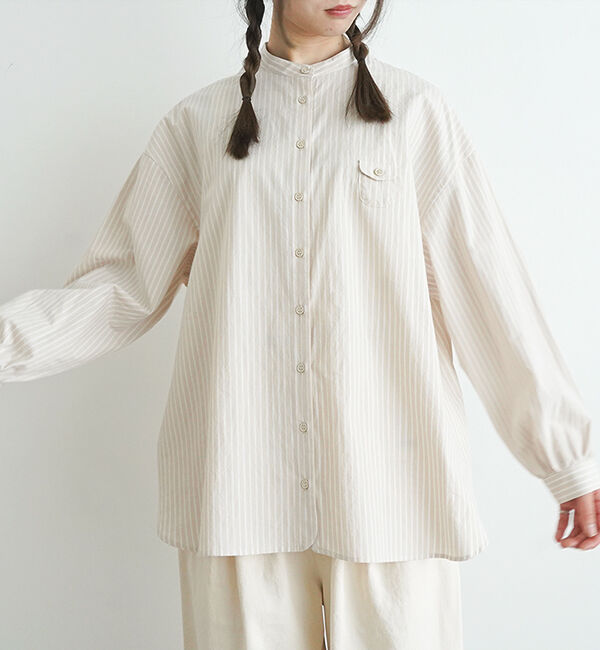 休日と詩「小さなポケットのシャツ」|シャツ・ブラウス|
