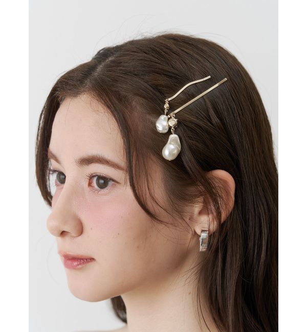CALNAMUR「FAKE PEARL&times;BIJOU PIN/フェイクパール&times;ビジューピン」|その他|