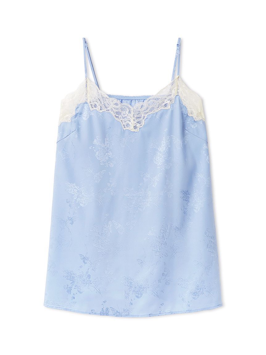 SNIDEL HOME「サテンジャガードチュニック」|ルームウェア|SAX