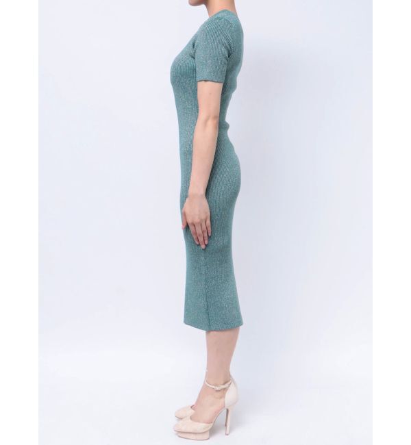 RESEXXY「エンブロイダリーラメニットワンピース」|ワンピース|