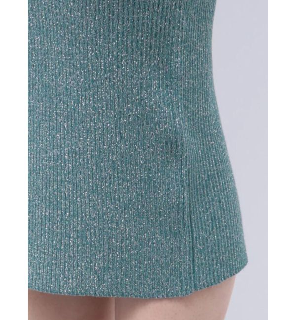 RESEXXY「エンブロイダリーラメニットワンピース」|ワンピース|