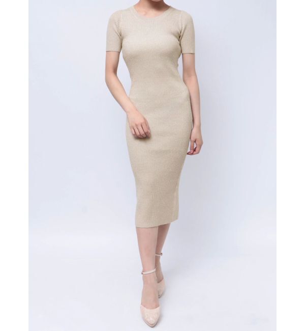 RESEXXY「エンブロイダリーラメニットワンピース」|ワンピース|