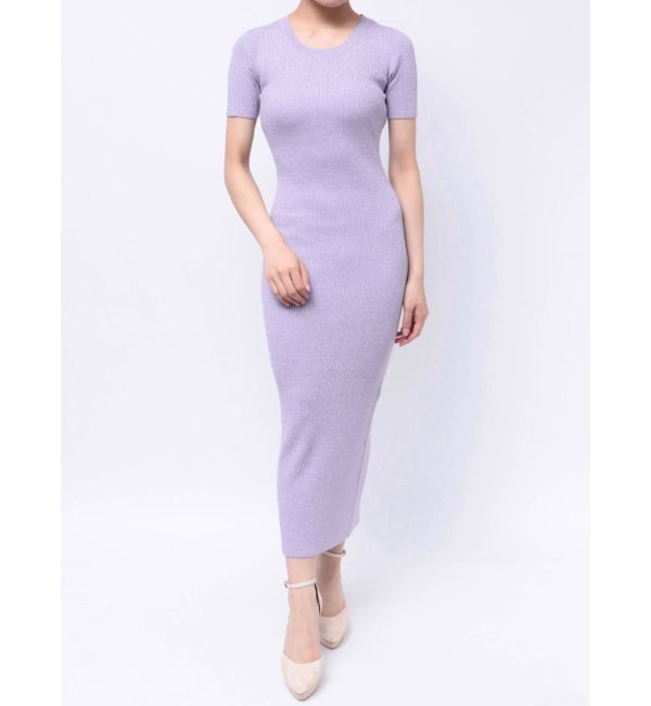 RESEXXY「エンブロイダリーラメニットワンピース」|ワンピース|