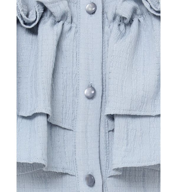 RESEXXY「ラッフルマーメイドシャツワンピース」|ワンピース|