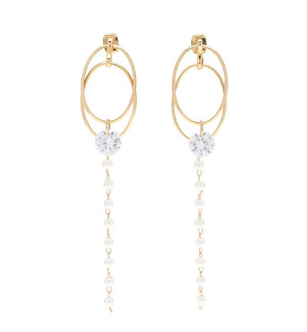 RESEXXY「ポイントビジューフープピアス」|ピアス|