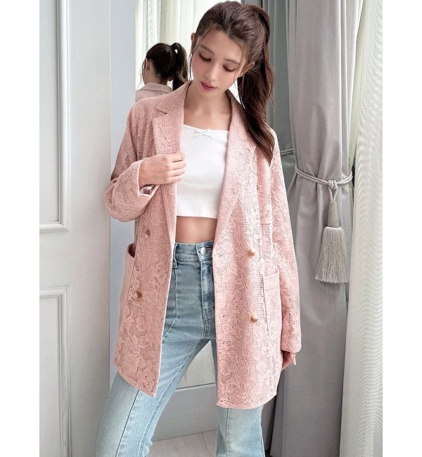 RESEXXY「レースミディジャケット」|テーラードジャケット|