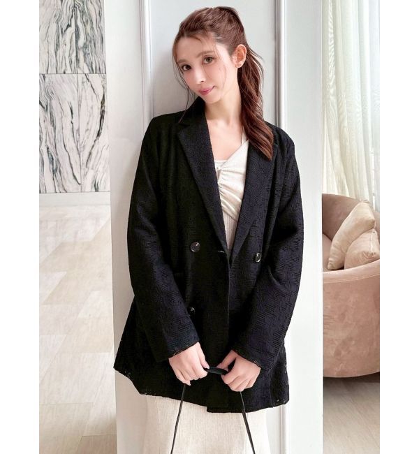 RESEXXY「レースミディジャケット」|テーラードジャケット|