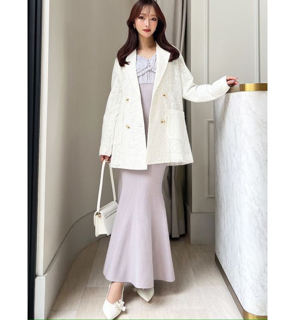 RESEXXY「レースミディジャケット」|テーラードジャケット|