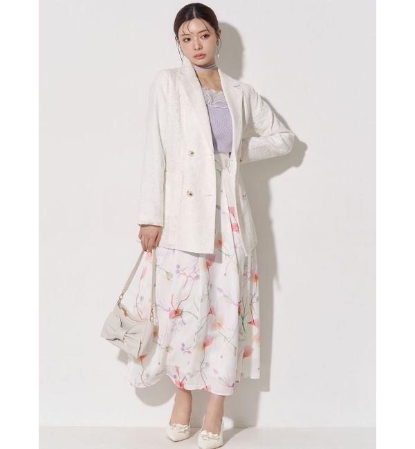 RESEXXY「レースミディジャケット」|テーラードジャケット|