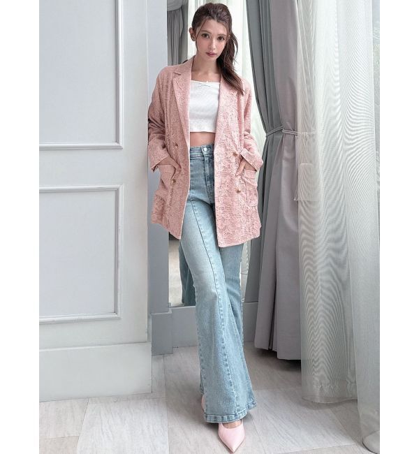 RESEXXY「レースミディジャケット」|テーラードジャケット|