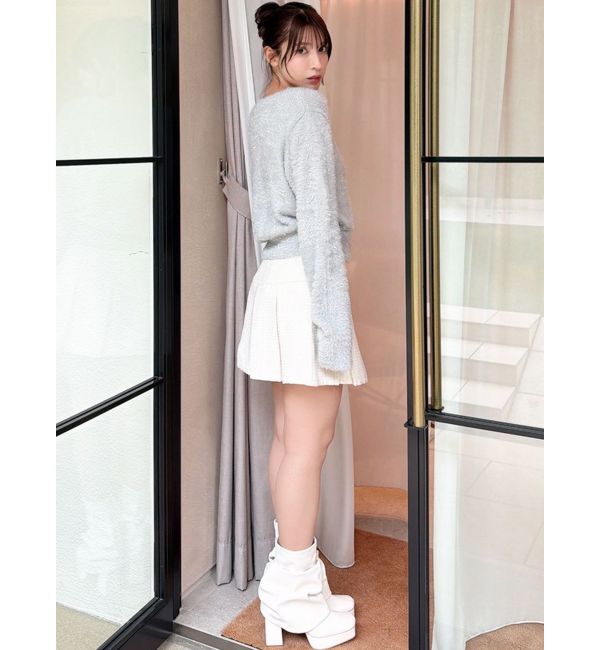 RESEXXY「ラメシャギーカーディガン」|カーディガン|