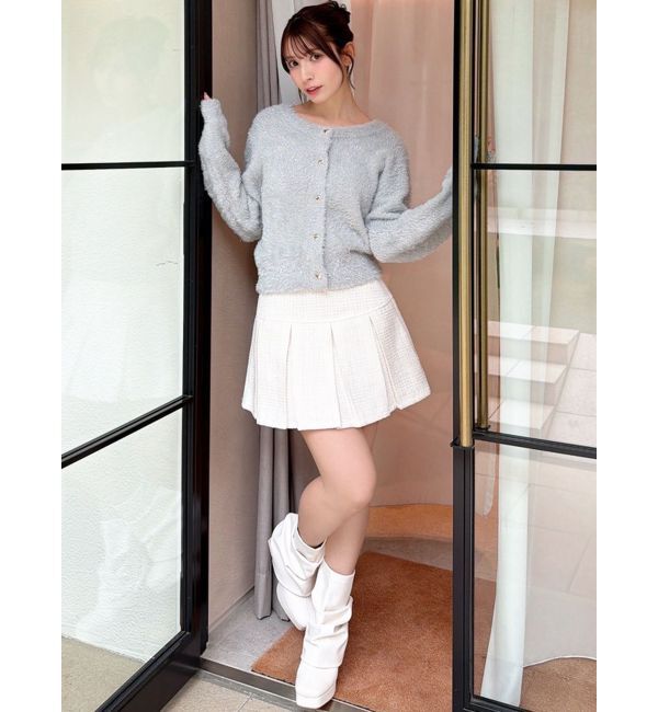 RESEXXY「ラメシャギーカーディガン」|カーディガン|