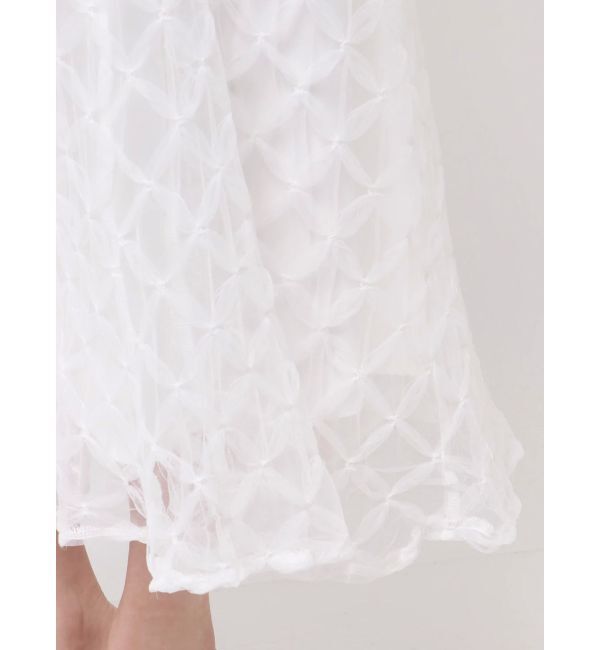 dazzlin「チェックチュールコルセットスカート」|スカート|