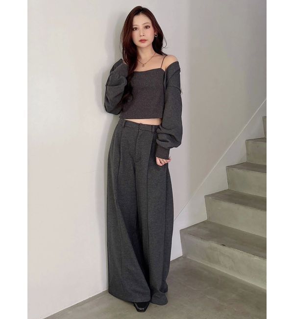 MERCURYDUO「【WEB限定】裏毛センターシームパンツ」|その他|