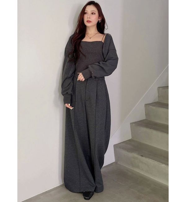 MERCURYDUO「【WEB限定】裏毛センターシームパンツ」|その他|