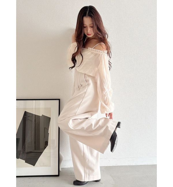 MERCURYDUO「ボリュームスリーブドッキングロンパース」|その他|