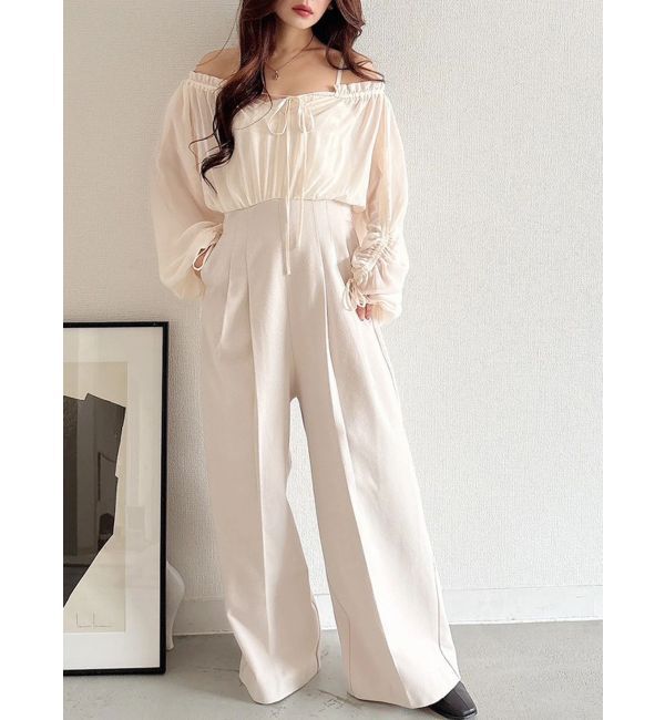 MERCURYDUO「ボリュームスリーブドッキングロンパース」|その他|