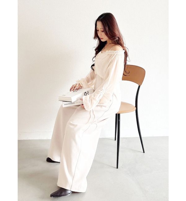 MERCURYDUO「ボリュームスリーブドッキングロンパース」|その他|