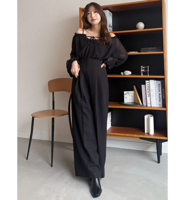 MERCURYDUO「ボリュームスリーブドッキングロンパース」|その他|