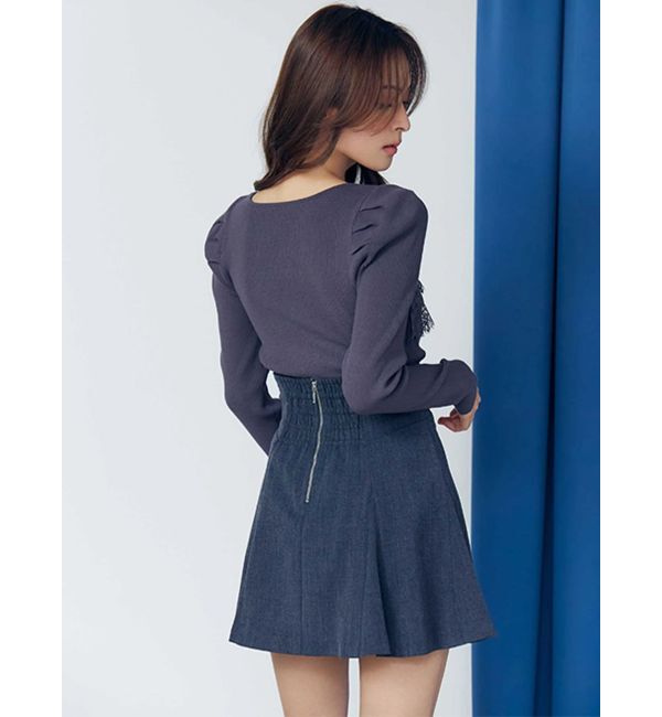 MERCURYDUO「【セットアップ着用可】バックZIPミニスカパン」|スカート|