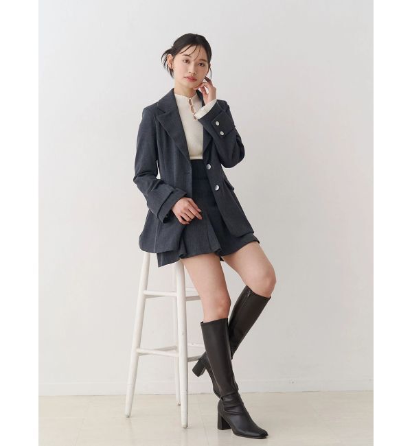 MERCURYDUO「【セットアップ着用可】バックZIPミニスカパン」|スカート|