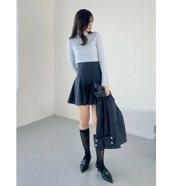 MERCURYDUO「【セットアップ着用可】バックZIPミニスカパン」|スカート|