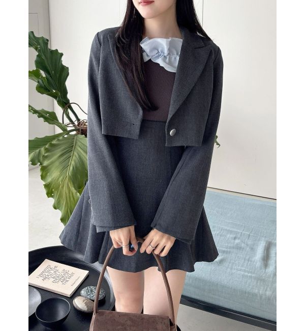 MERCURYDUO「【セットアップ着用可】バックZIPミニスカパン」|スカート|