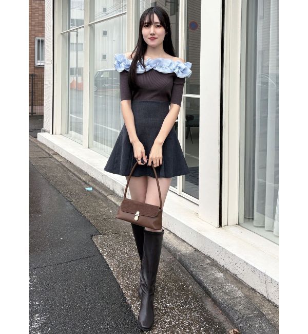 MERCURYDUO「【セットアップ着用可】バックZIPミニスカパン」|スカート|