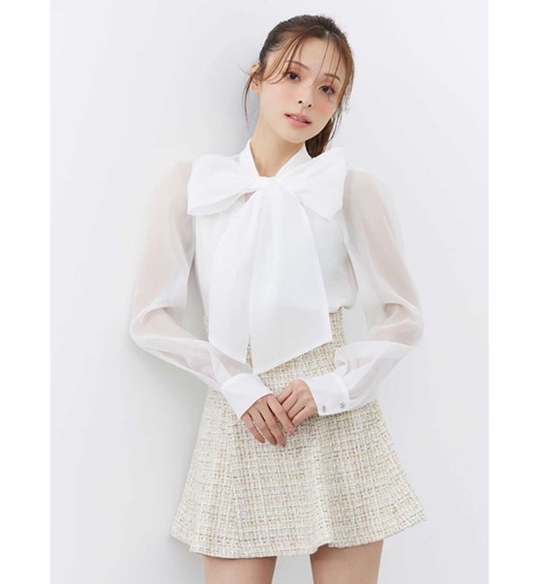 MERCURYDUO「【セットアップ着用可】バックZIPミニスカパン」|スカート|