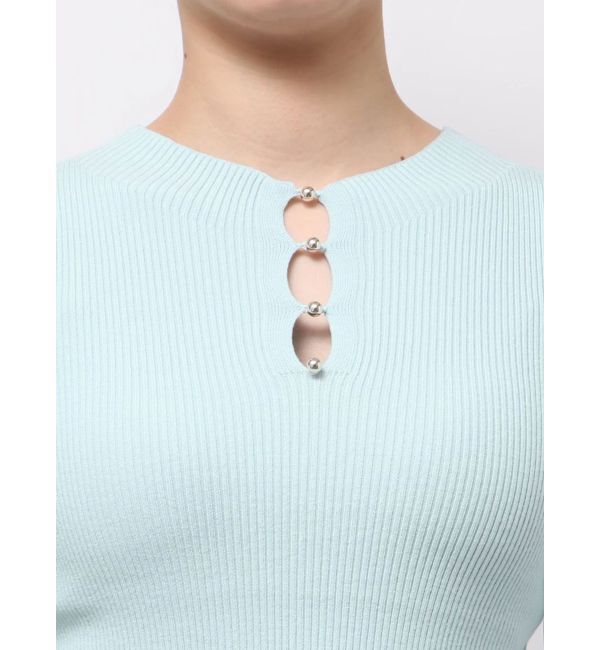 MERCURYDUO「前後2WAY金ボタンアメスリニット」|ニット・セーター|