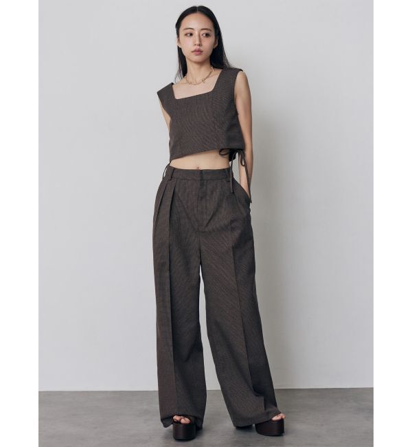 MURUA「スクエアネックメッシュタンク【セットアップ着用可】」|シャツ・ブラウス|