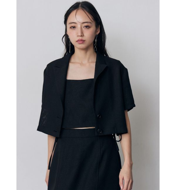 MURUA「スクエアネックメッシュタンク【セットアップ着用可】」|シャツ・ブラウス|