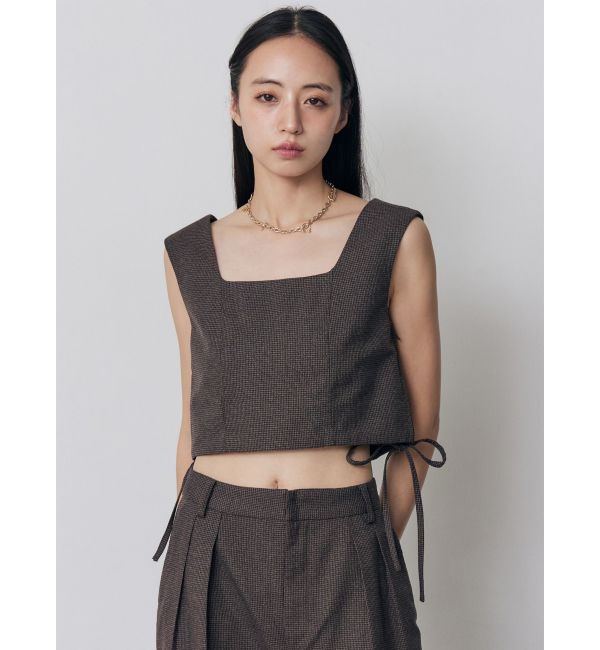 MURUA「スクエアネックメッシュタンク【セットアップ着用可】」|シャツ・ブラウス|