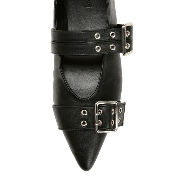 Ungrid「ベルトデザインポインテッドシューズ」|パンプス|