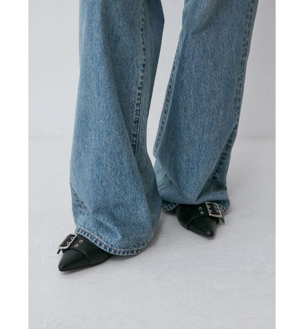 Ungrid「ベルトデザインポインテッドシューズ」|パンプス|