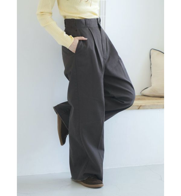 Ungrid「Dickies別注 タックカーブパンツ」|その他|