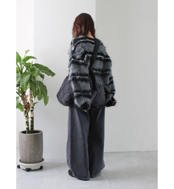 Ungrid「シャギーボーダールーズニット」|ニット・セーター|